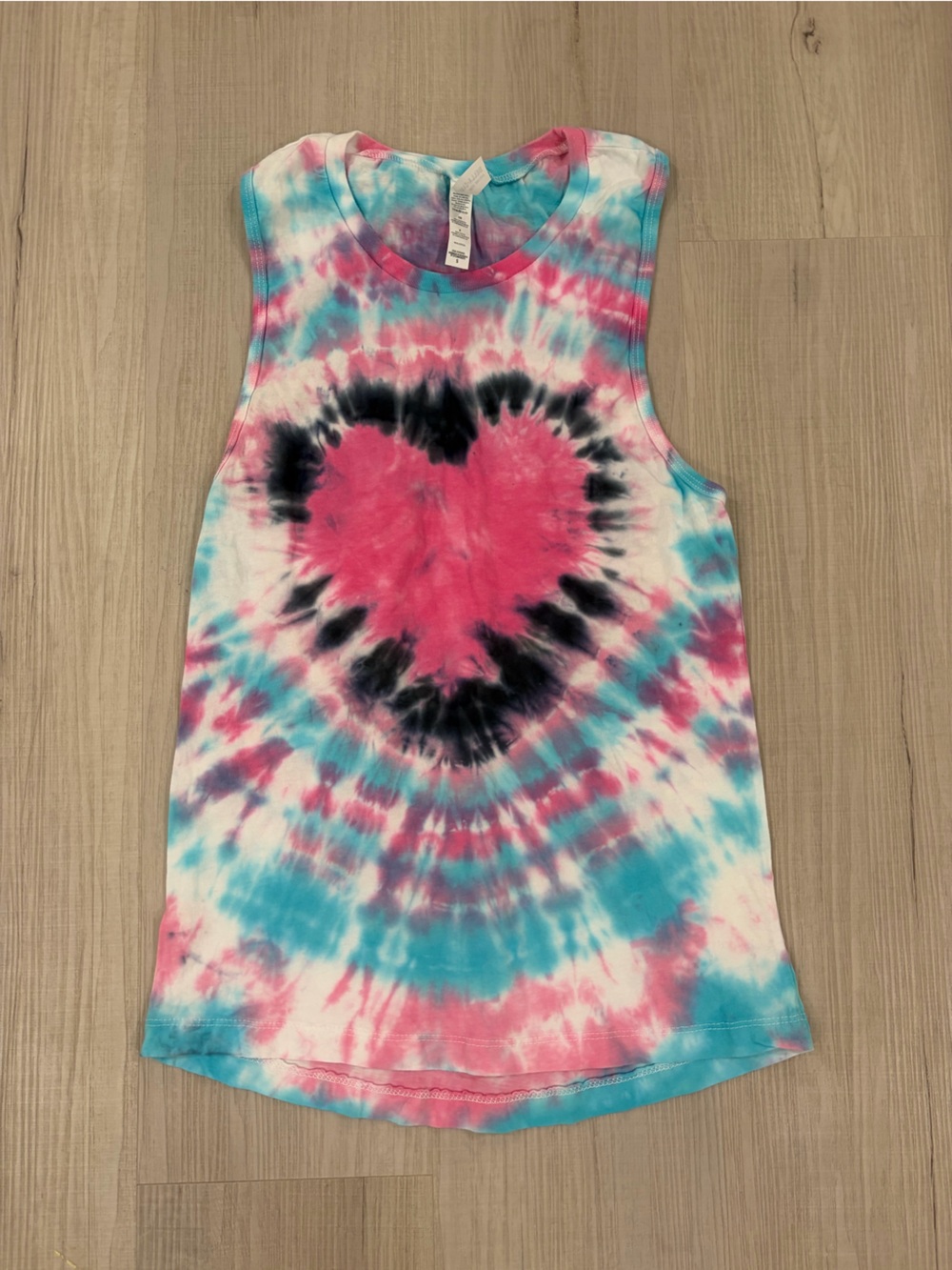 Bella Canvas Tie-Dye Tee - Pink, Teal, Purple